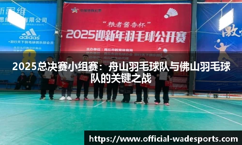 2025总决赛小组赛：舟山羽毛球队与佛山羽毛球队的关键之战